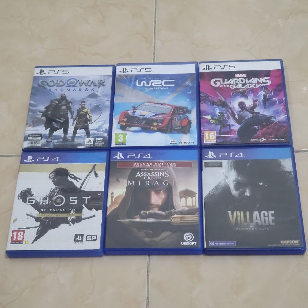 Borongan 6 Kaset Games PS5 & PS4