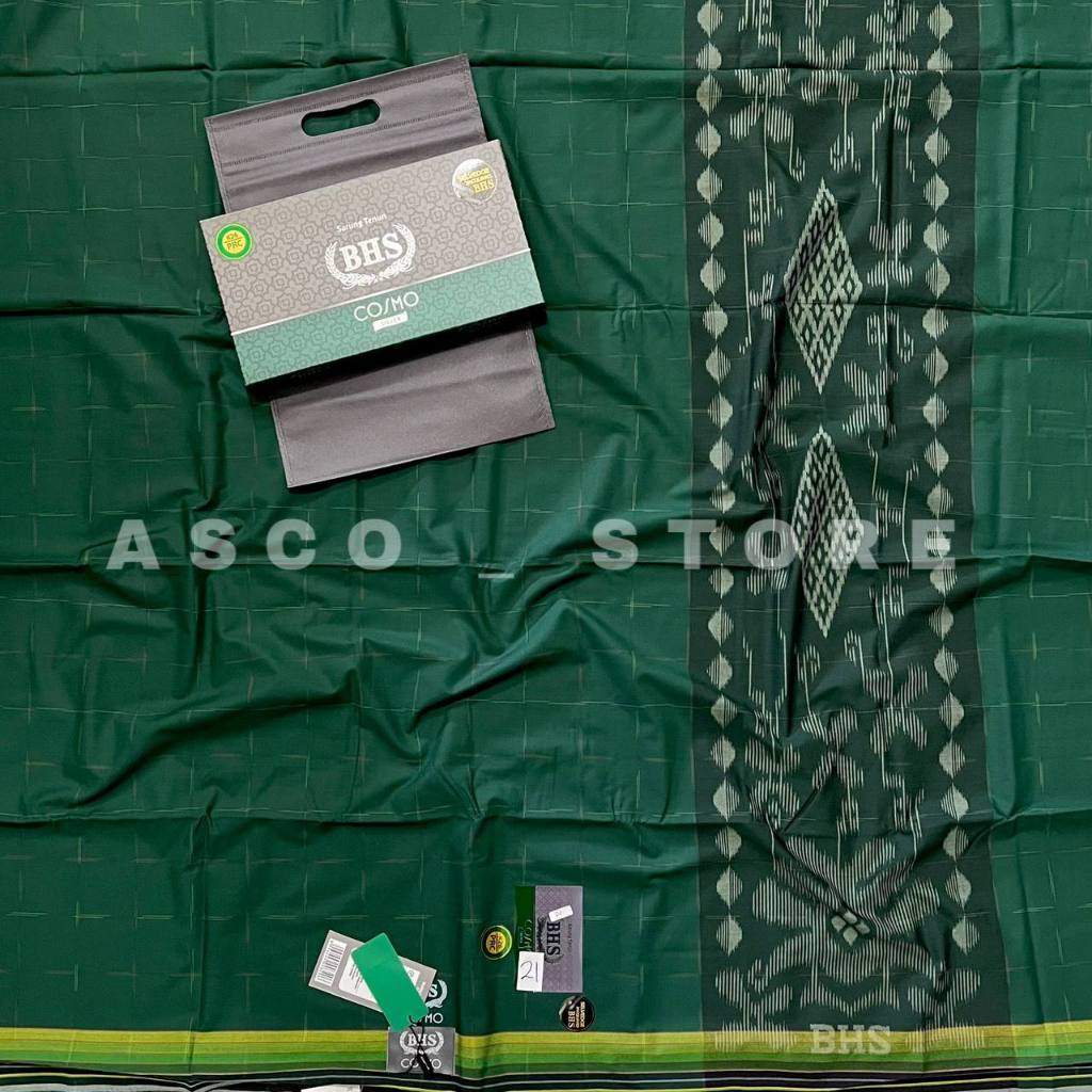 Sarung BHS Cosmo Silver Original Bhs Cosmo Silver Motif Polos Dan Kombinasi