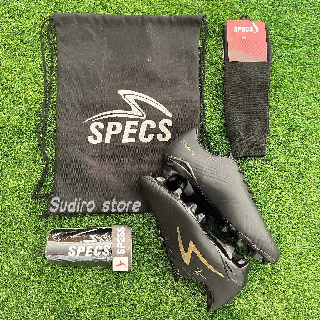BESTPROMO Sepatu Bola Specs Accelerator Infinity, Paket komplit sepatu Bola Specs Infinity