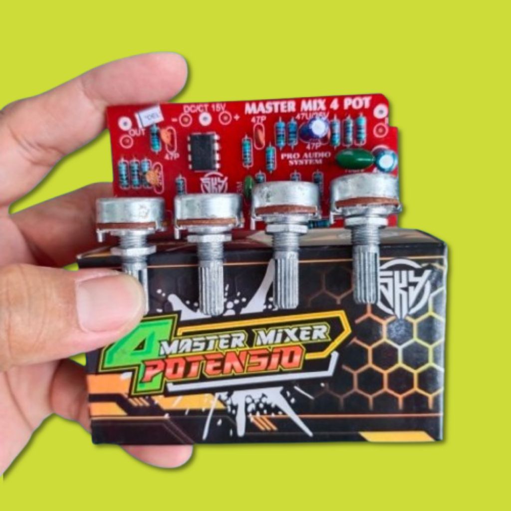 KIT MASTER MIXER 4 POTENSIO BME