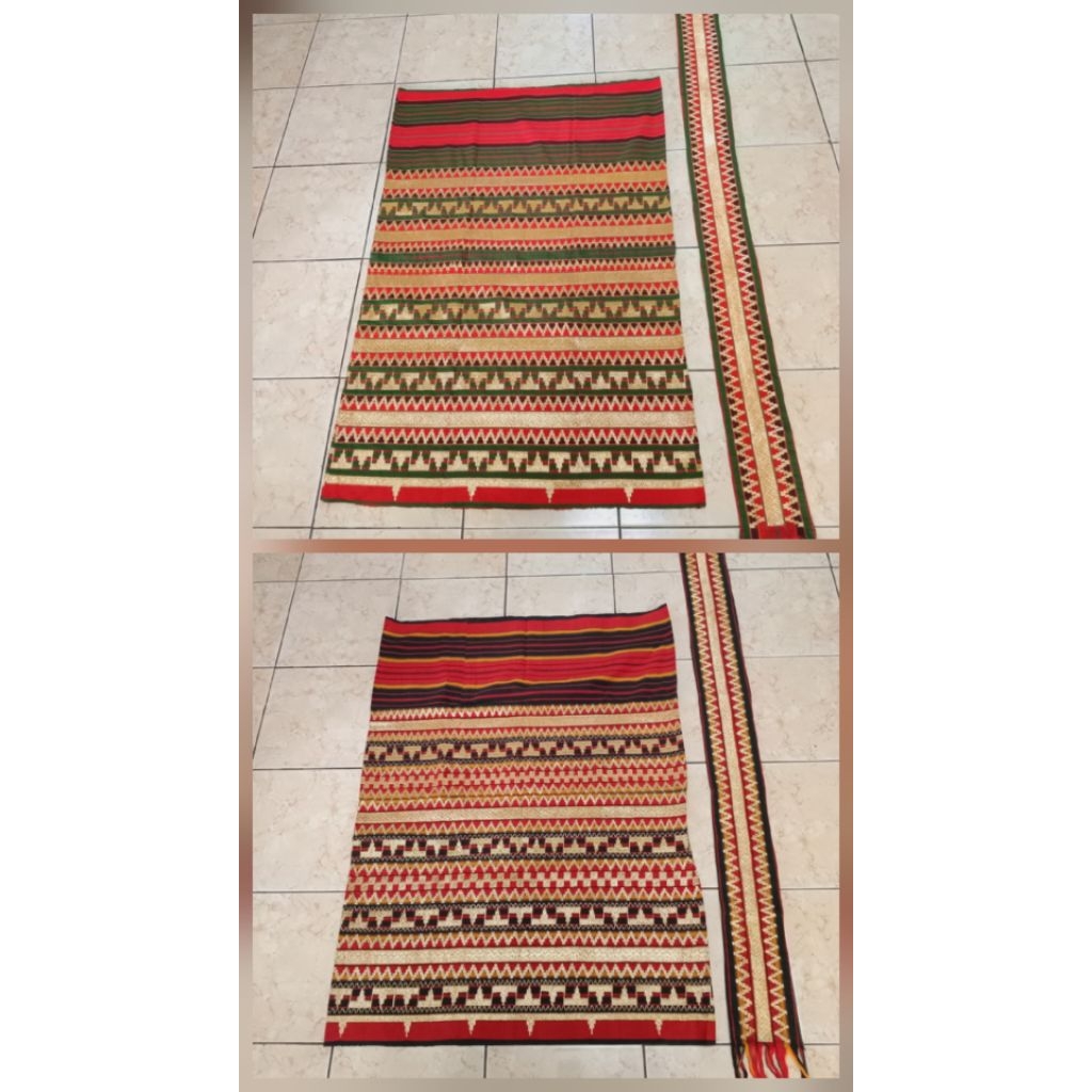 Tapis Lampung Benang Emas