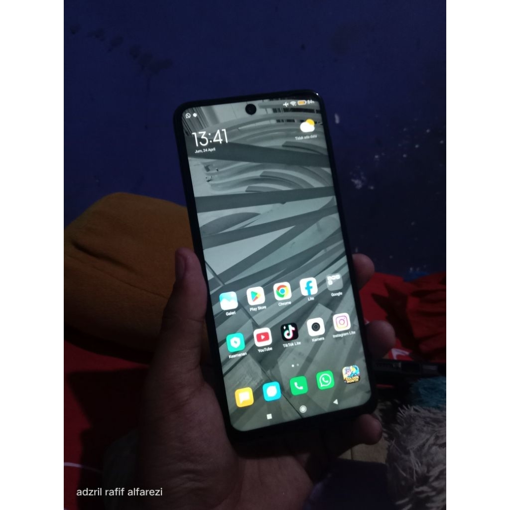 redmi not 9 pro ram 6 64 fullshet charger tidak ori