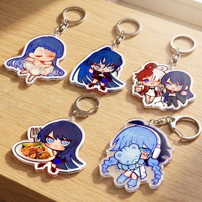 Ado: High-Quality 5cm Acrylic Keychain - Double-Sided Print