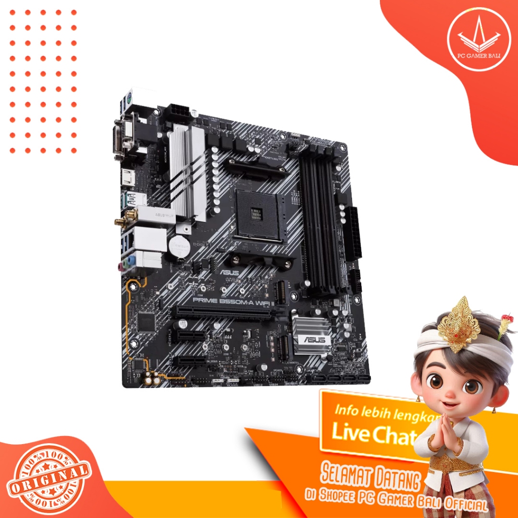 Motherboard Asus Prime B 550M-A Wifi II AM4