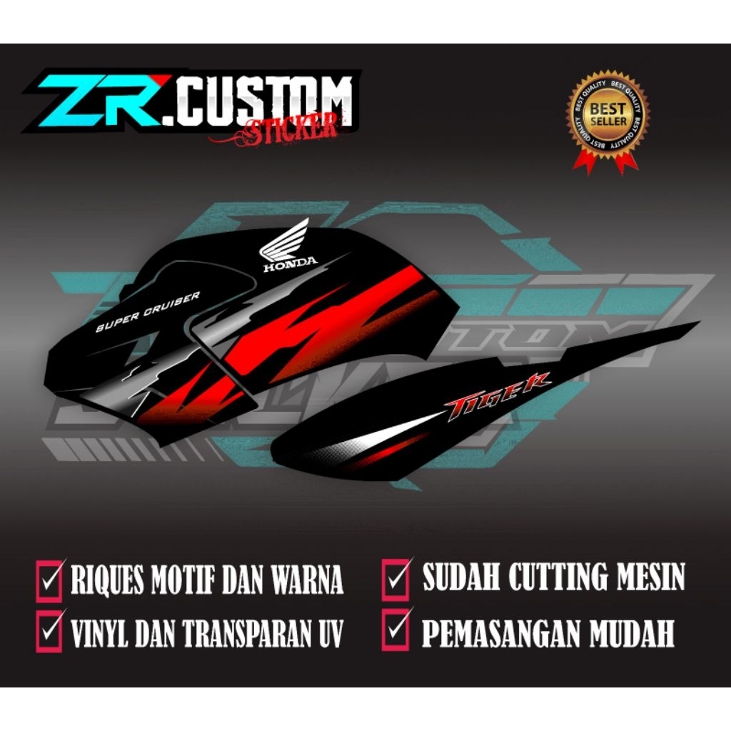 striping tirev hitam variasi transparan maxdecal (bisa request)