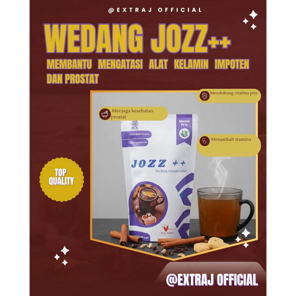 Wedang Jozz Herbal Alami | Mengatasi Impoten dan Prostat