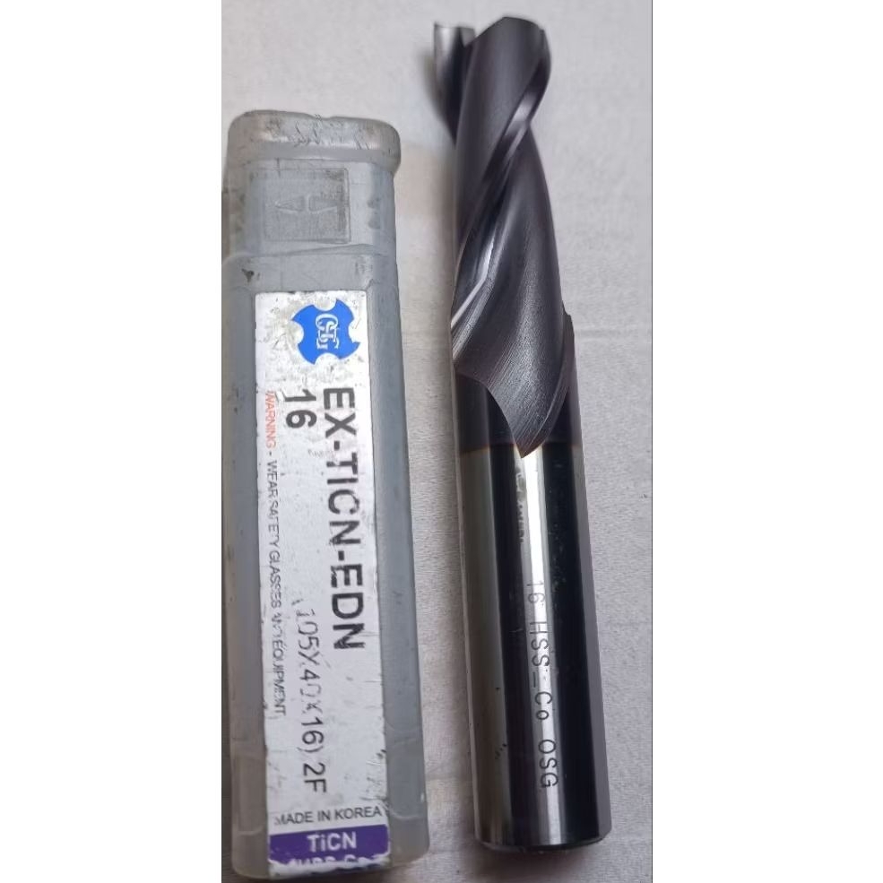 End Mill HSS Co 16mm 2f OSG