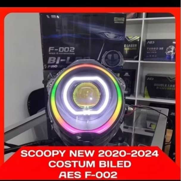 PROJIE PROJECTOR BILED SCOOPY NEW 2020-2024 BILED AES F-002 3INCH