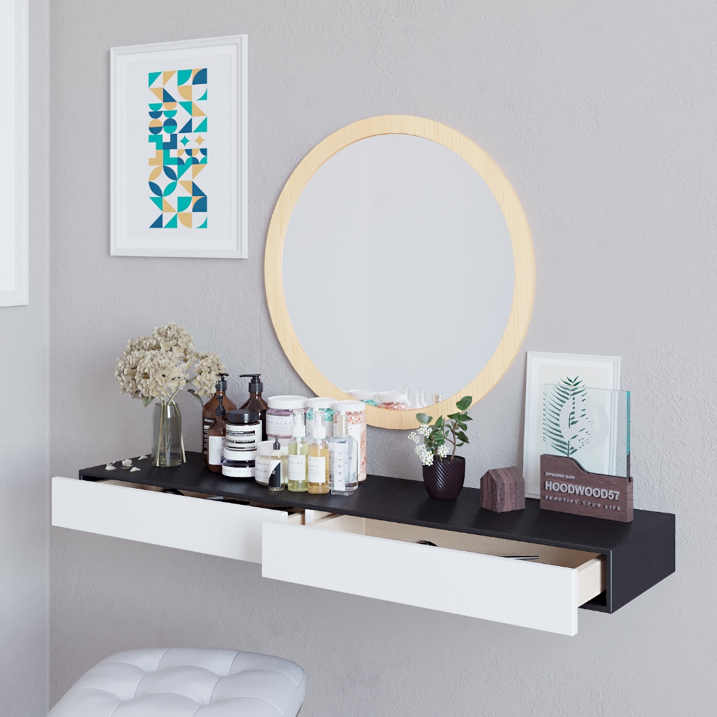 Rak Dinding Laci Minimalis Estetik Floating Shelf Aesthetic Serbaguna Rak Ambalan Laci Tempel Dindin