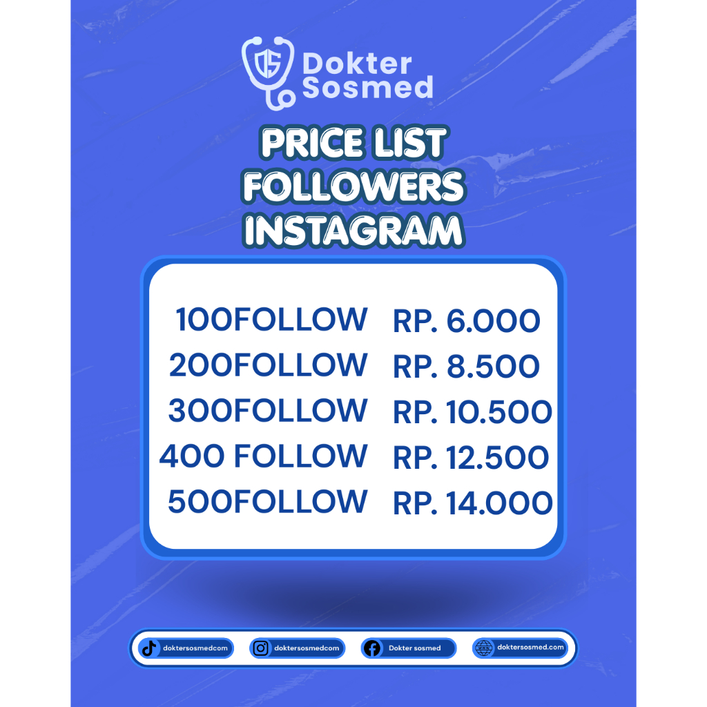 JASA FOLLOWERS IG MURAH | FOLLOWERS IG | BY DOKMED