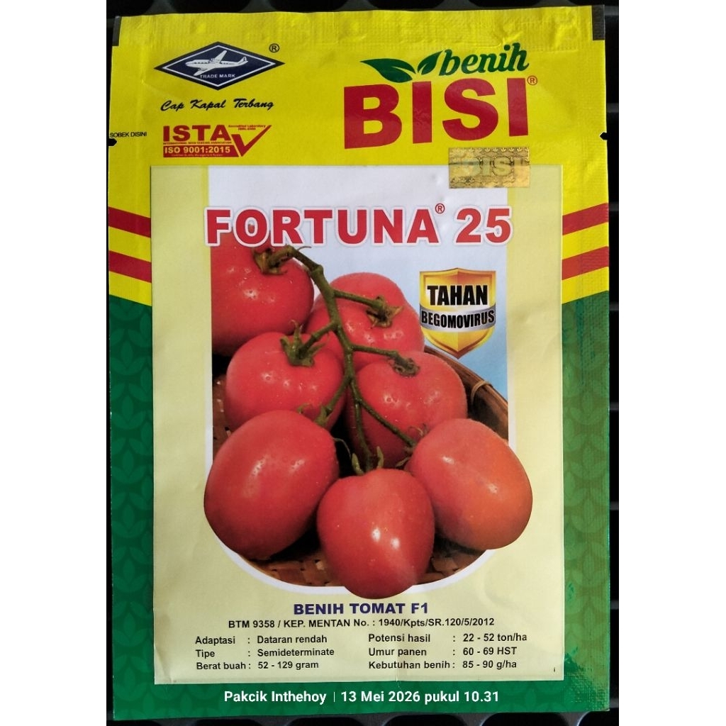 BENIH TOMAT FORTUNA 25 5 GRAM