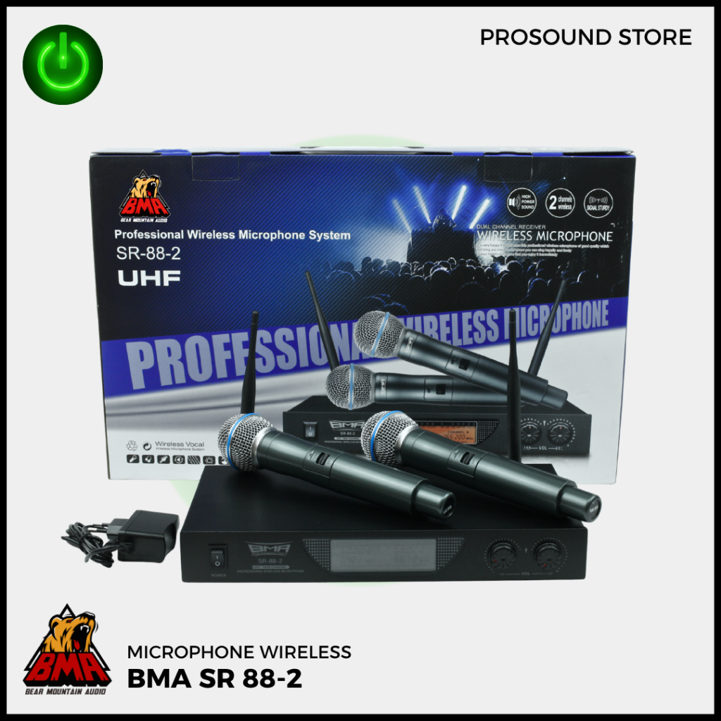 Professional Wireless Microphone BMA SR 88-2 / mikrofon nirkabel