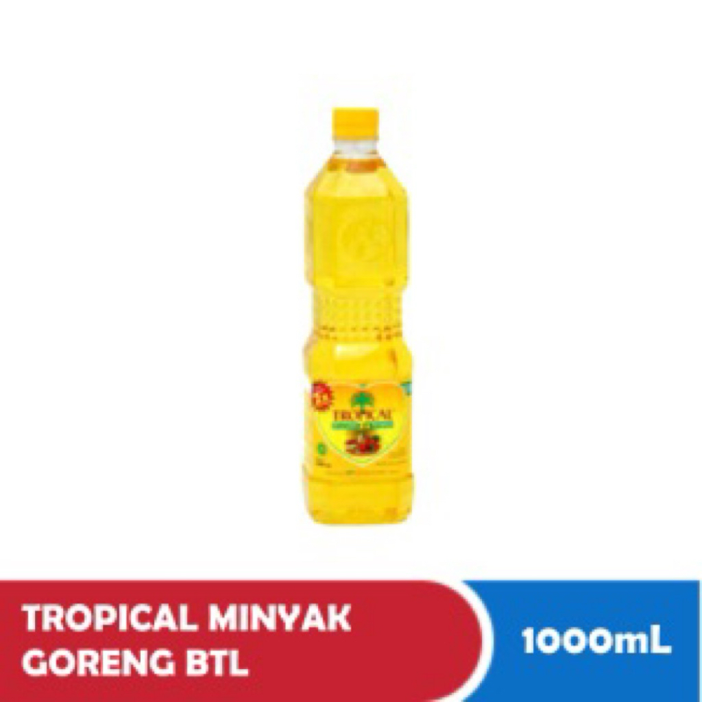 Minyak Goreng Tropical 1L Botol Kemasan 1000ml Minyak Kelapa Sawit