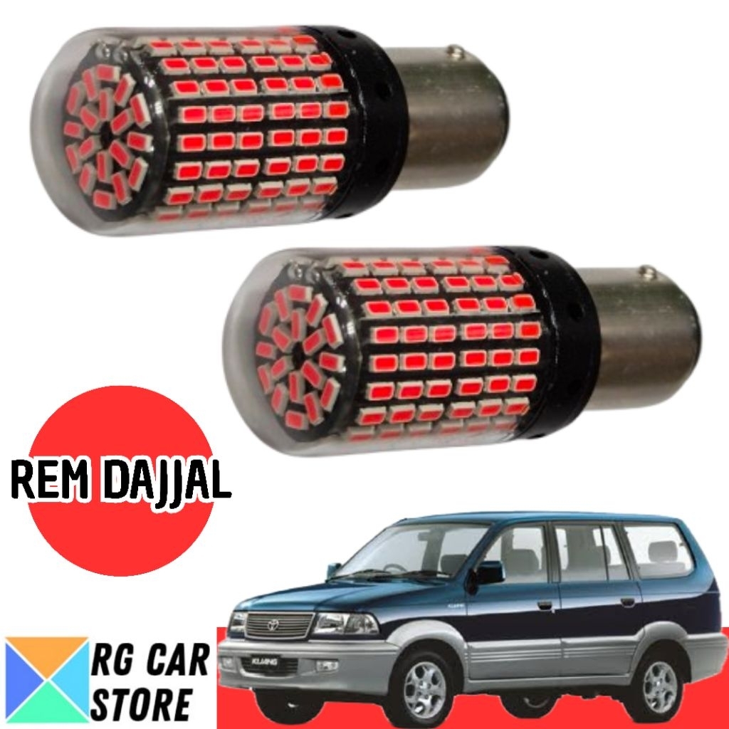 Lampu Rem Kijang Kapsul LED Merah 144 Titik Original Autolume PnP Kijang Kapsul