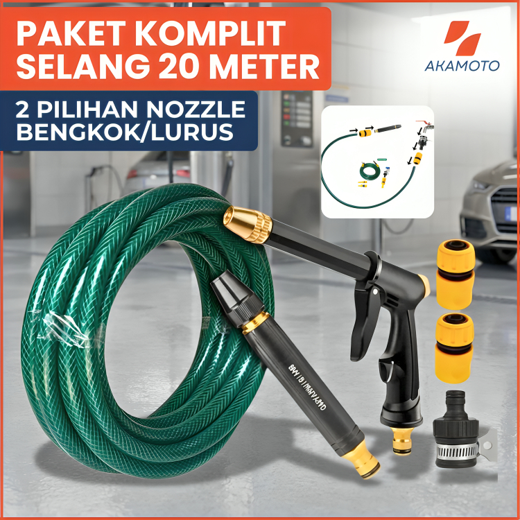 Semprotan Cuci Mobil 20 METER Komplit Semprotan Air Tanaman Selang Cuci Mobil Motor Semprotan Cuci M