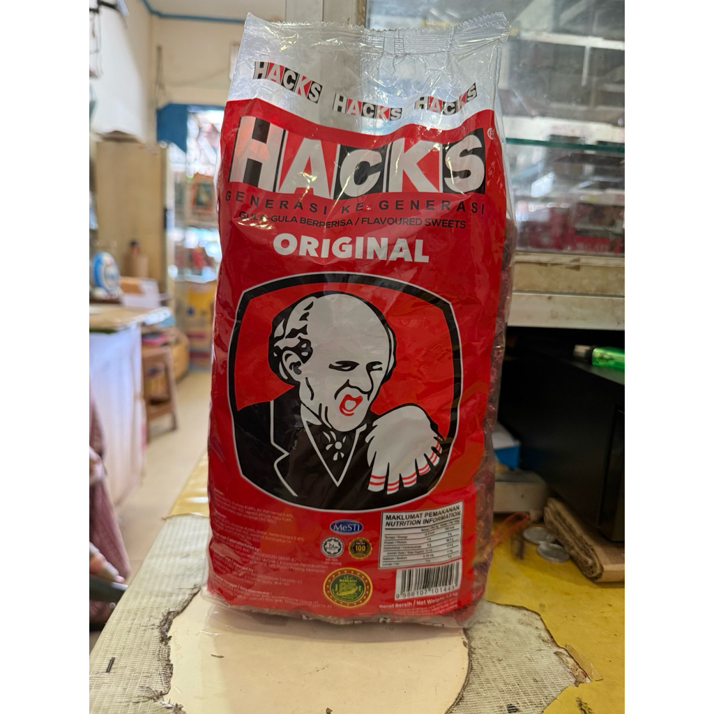 Permen Hacks Original Malaysia 100gr