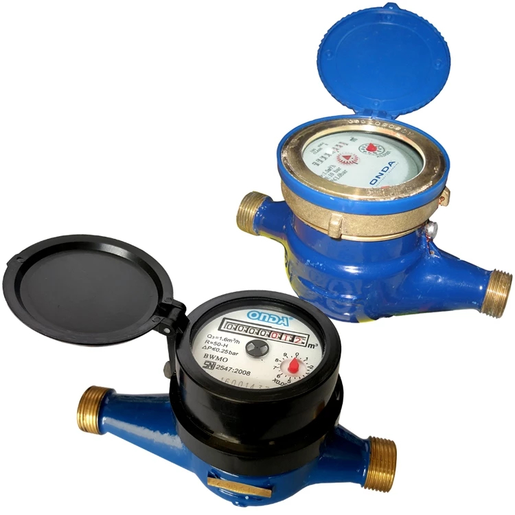 Onda Water Meter 1/2 Inch Brass Meteran Air Ledeng PDAM