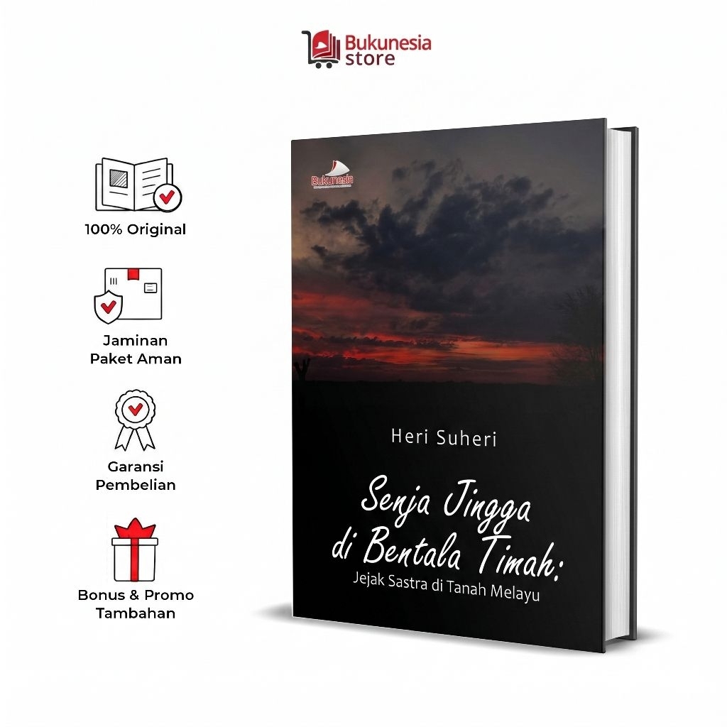 Bukunesia - Senja Jingga di Bentala Timah: Jejak Sastra di Tanah Melayu - Buku Sastra Kumpulan Cerpe