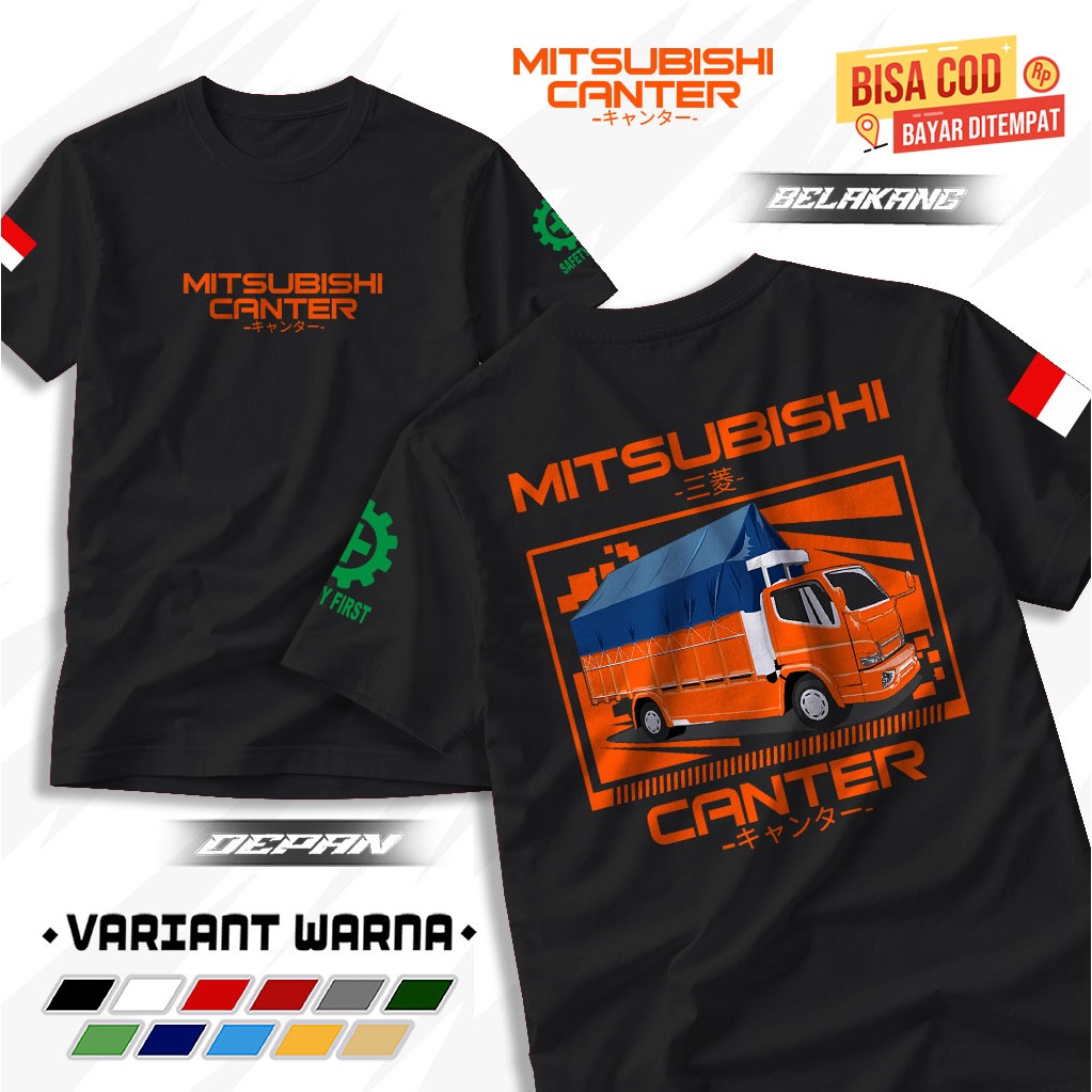Kaos Dewasa Kaos Mitsubishi Canter KAOS Canter Style - Atasan Tshirt Pria Wanita Baju