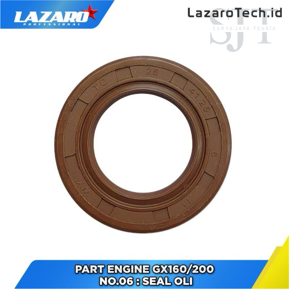 SparePart Engine GX160 200 NO. 06 - Seal Oli Lazaro