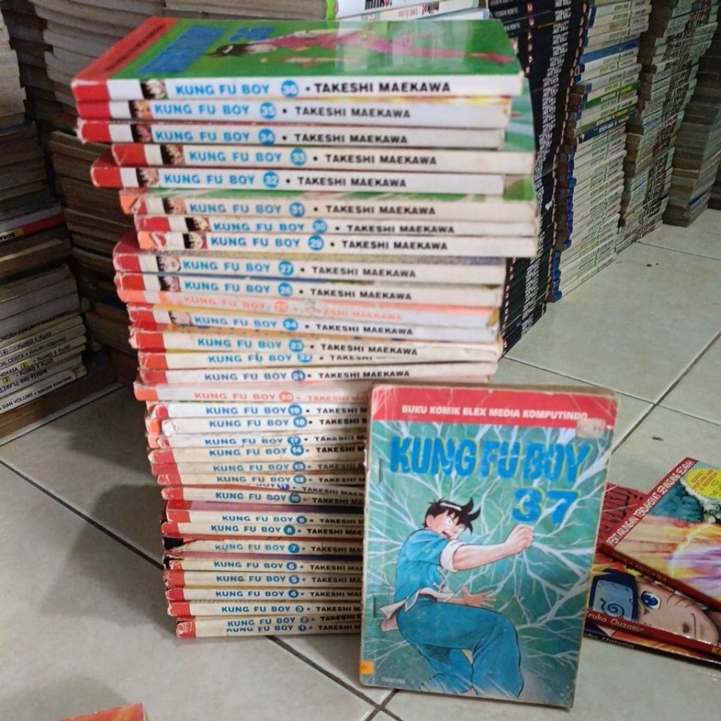 kOmik kung fu boy full set tamat 1-37 original elex