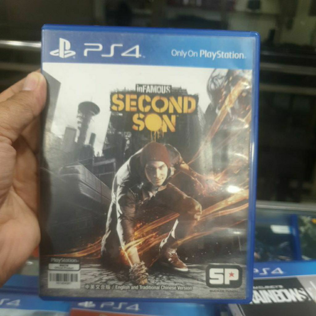kaset ps4 secon judul in famous second son