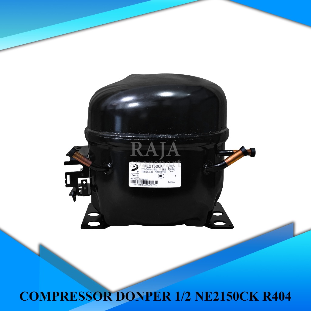 CD2150 kulkas KOMPRESOR / COMPRESSOR KULKAS / COMPRESOR DONPER 1/2 NE2150CK R404 ( HARGA TERMASUK PA
