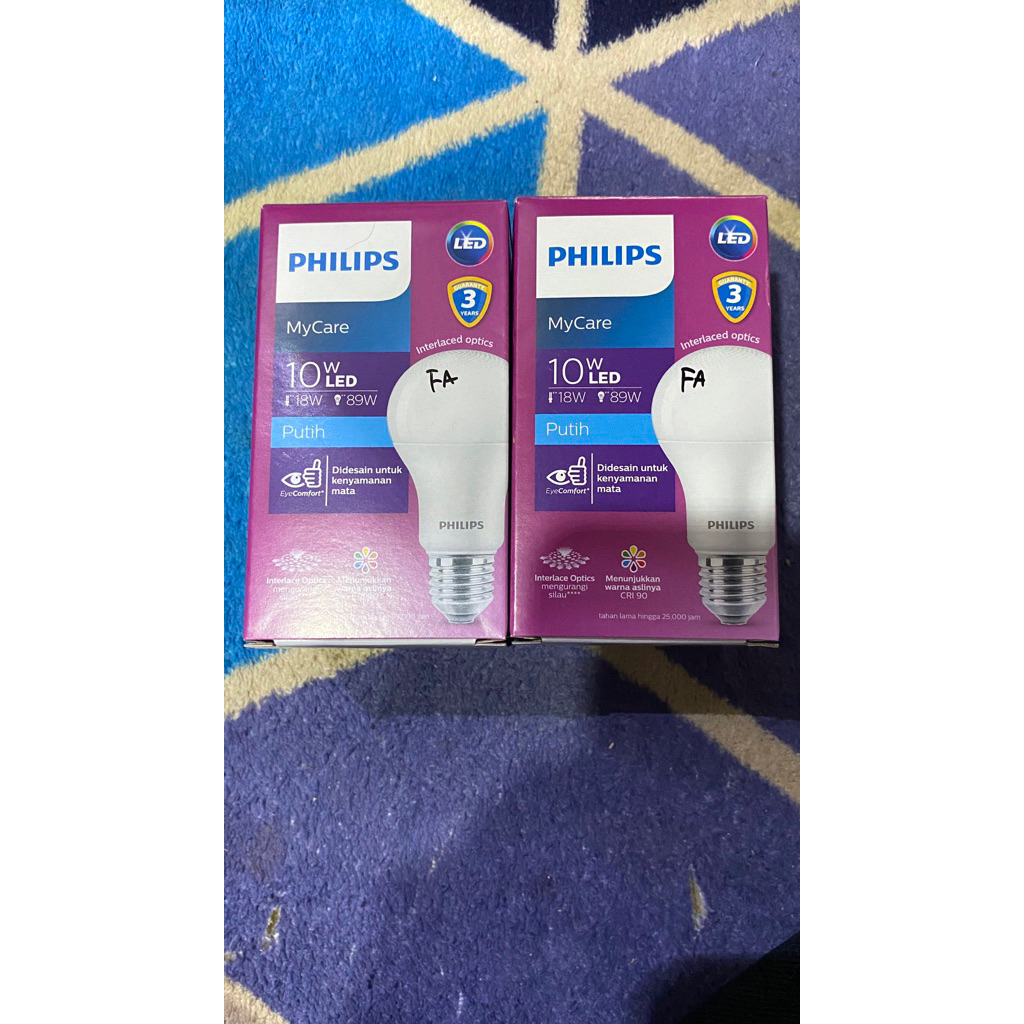 Lampu philips 10 watt