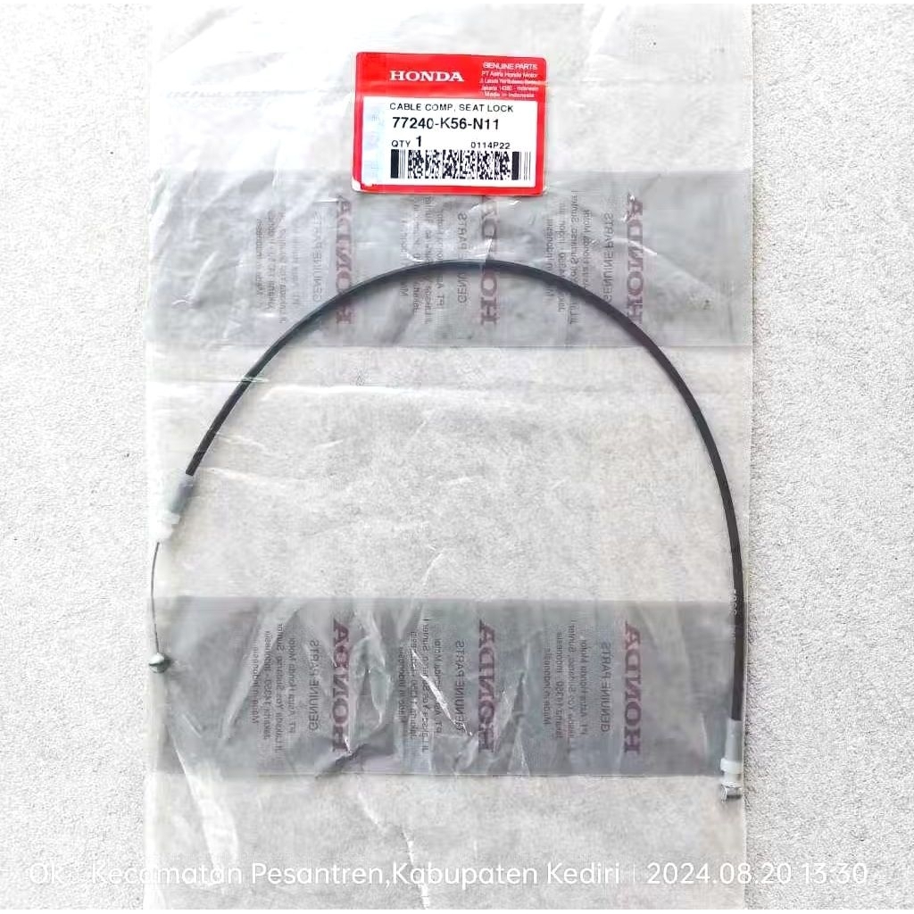 Kabel Jok Honda Supra GTR 150