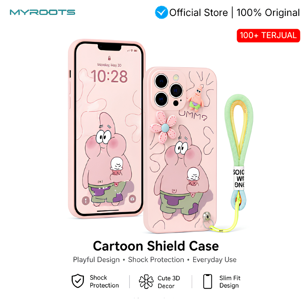 Myroots 3D Case Spongebob - Patrick For Iphone X Xs Max Xr 13 11 12 Pro Max Mini