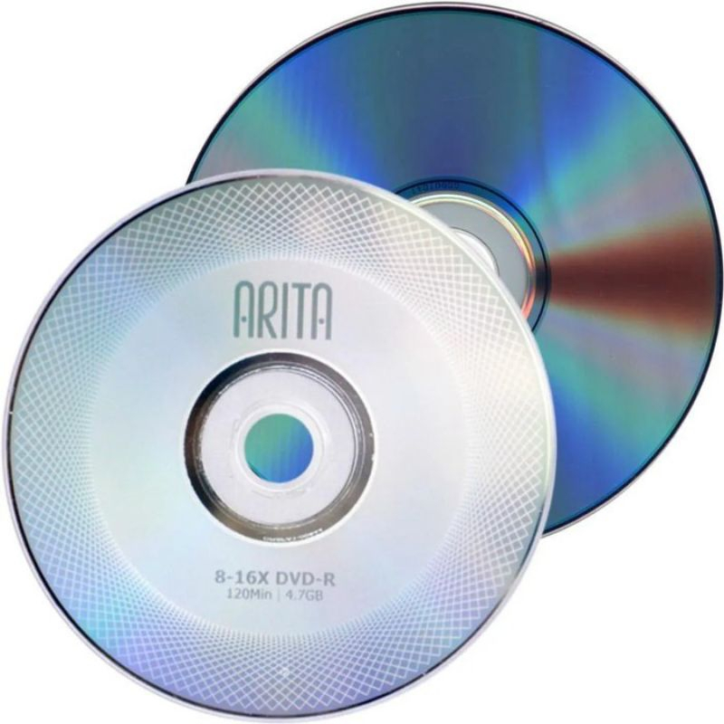ECERAN DVD ARITA Silver Satuan DVD-R ARITA SILVER