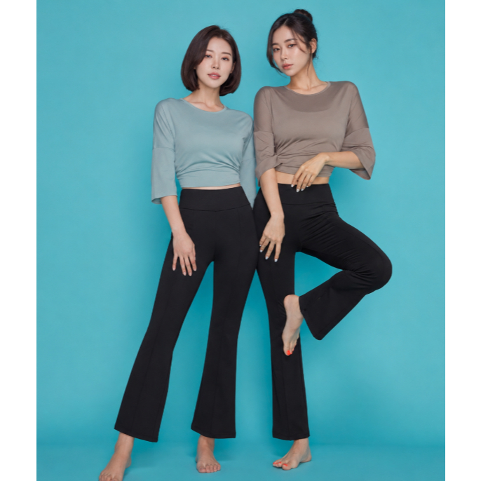 [Minne] My Pintuck Bootcut Banding Pants STL