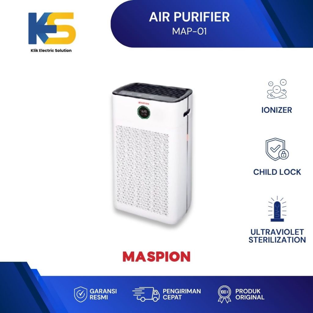 K.E.S - Maspion Pembersih udara Air Purifier MAP-01