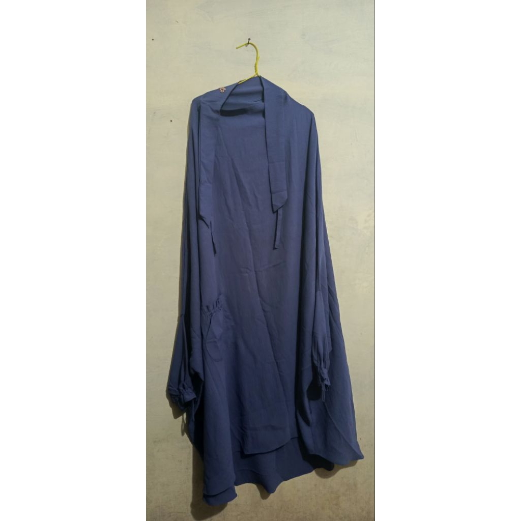 New Hijab Fk Overhead Pet Silang denim By Alfajar