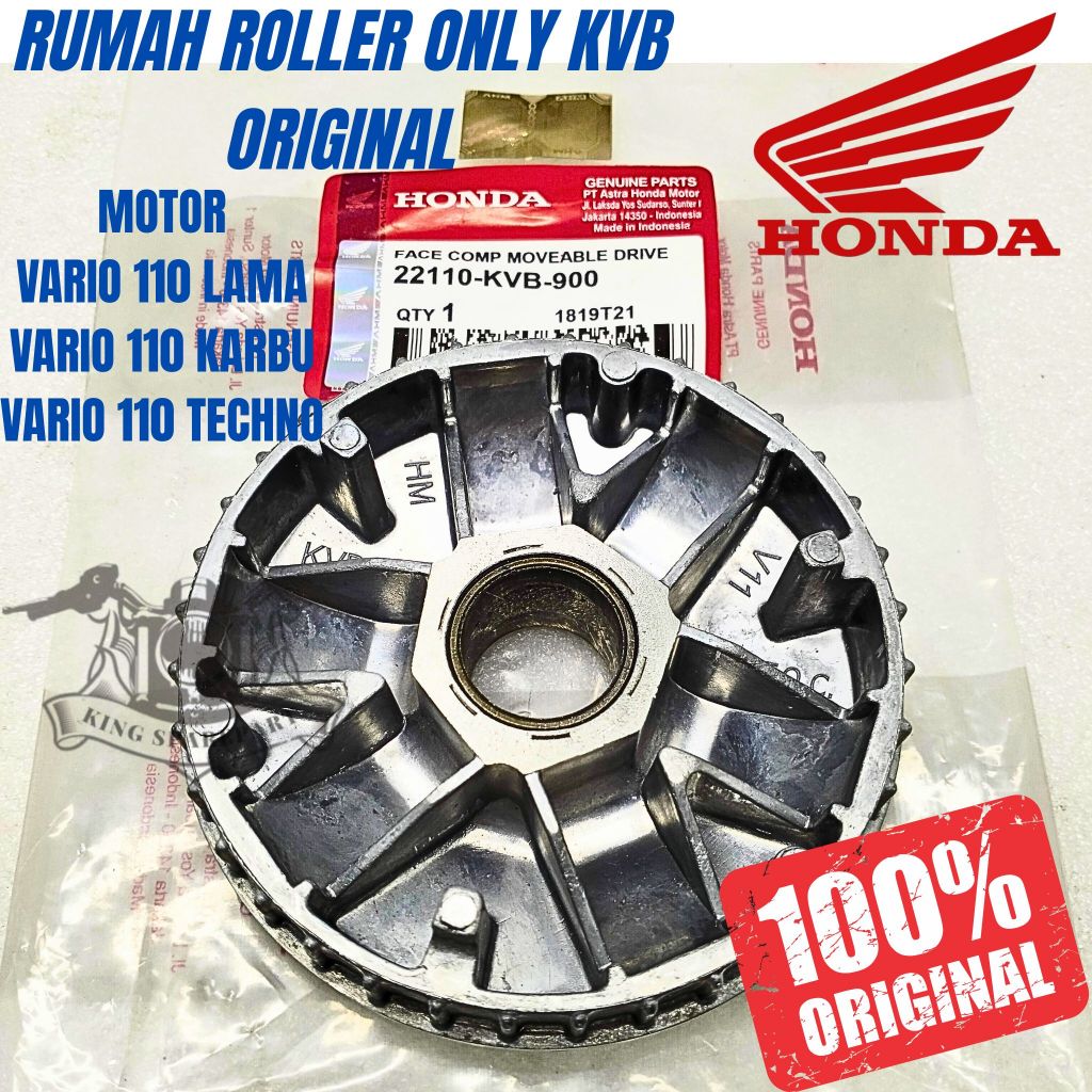 RUMAH ROLLER ONLY HONDA KVB MOTOR VARIO 110 LAMA VARIO 110 KARBU VARIO 110 TECHNO ORIGINAL