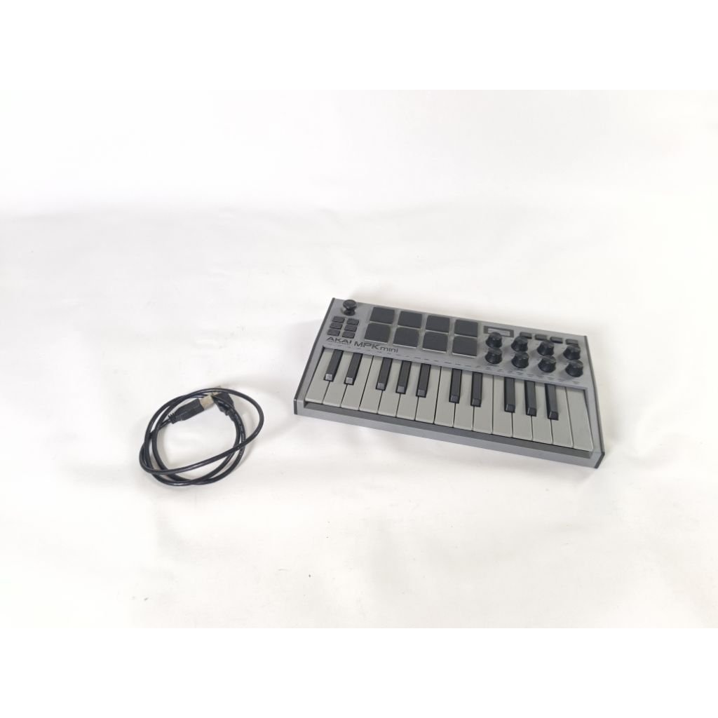 AKAI MPK MINI MK3 GREY MIDI CONTROLLER KEYBOARD CONTROLER MKIII 2ND