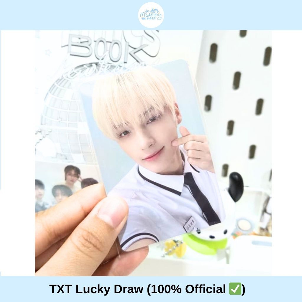 (OFFICIAL) Photocard Lucky Draw Huening Kai Kpopmerch FREEZE Huening Kai TXT Tomorrow by Together PC