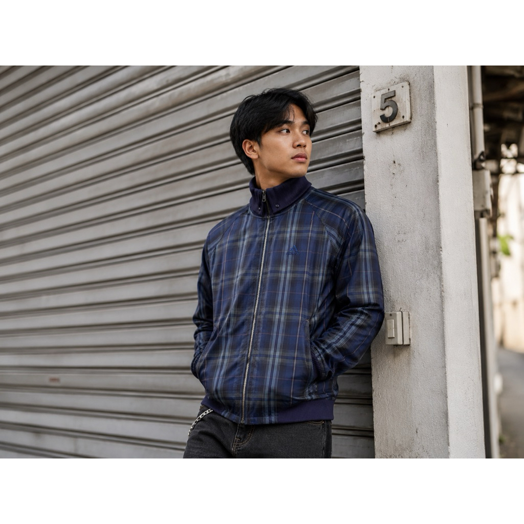 Tracktop zipper adidas line midnight navy original