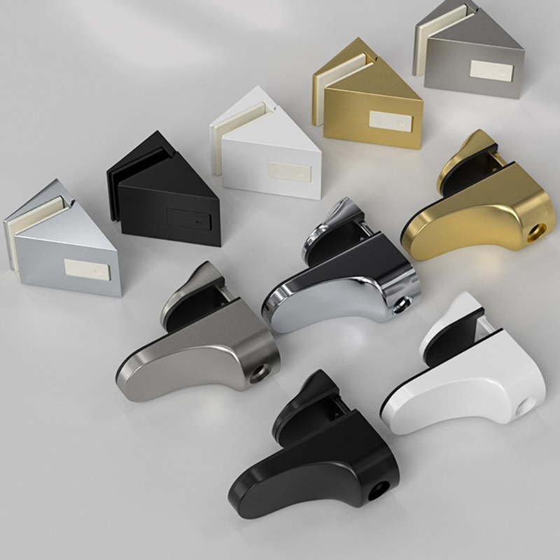 Bracket Pemasangan Rak Kaca Multifungsi Pemegang Rak Kaca Modern Clamps Adjustable Wall Bracket untu