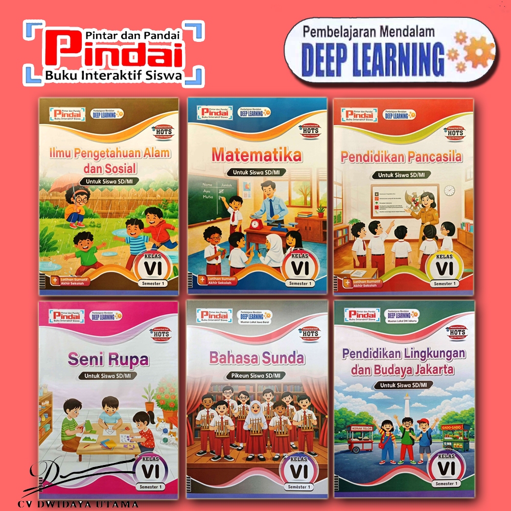 LKS PINDAI SD/MI KELAS 6 -Kurikulum Merdeka (2026-2027) CV. ARYA DUTA