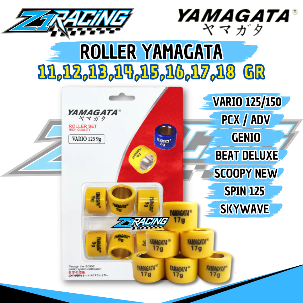 Roller Yamagata VARIO 125 VARIO 150 GENIO PCX SPIN SKYWAVE 7 8 9 10 11 12 13 14 15 17 18 gr Yamagata