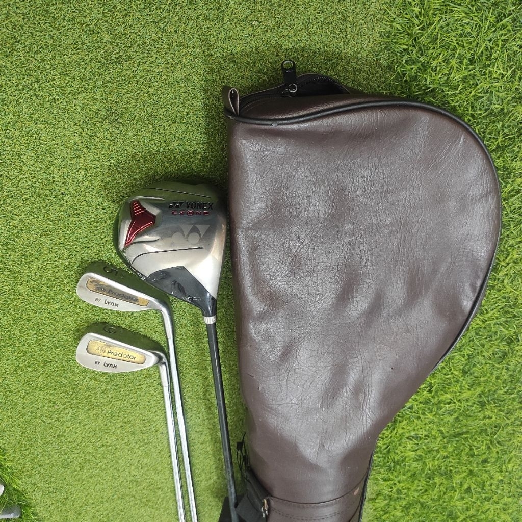Set Latihan Golf Driver Iron 5 Iron 9 Graphite Ringan Dan Steel Bonus Bag Latihan Stick Golf Set Lat