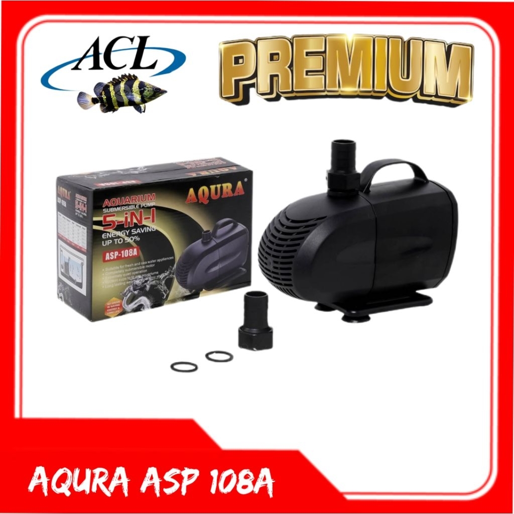 pompa celup kolam besar akura asp-108a mesin kolam air terjun