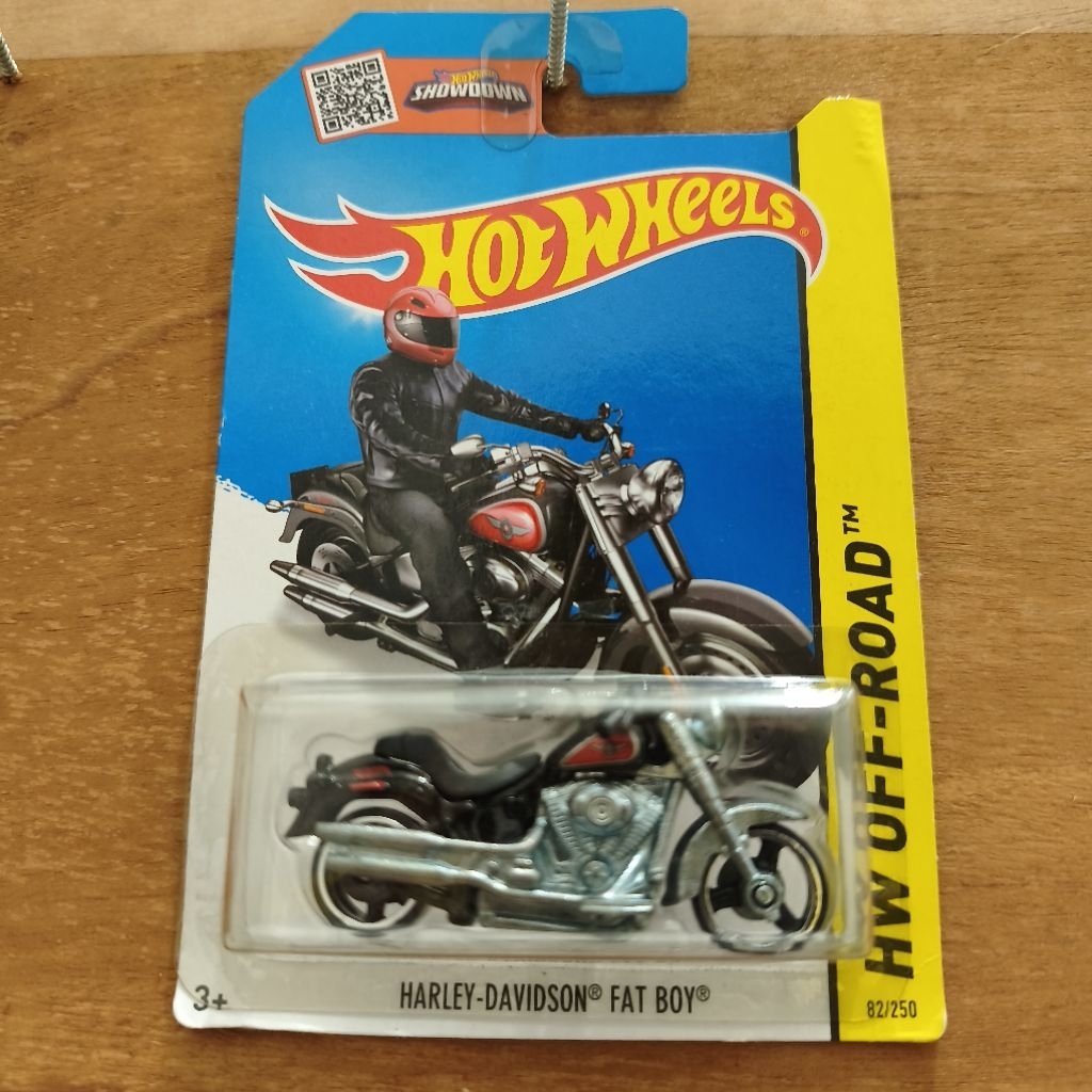 Hot Wheels Harley Davidson Fat Boy - Black