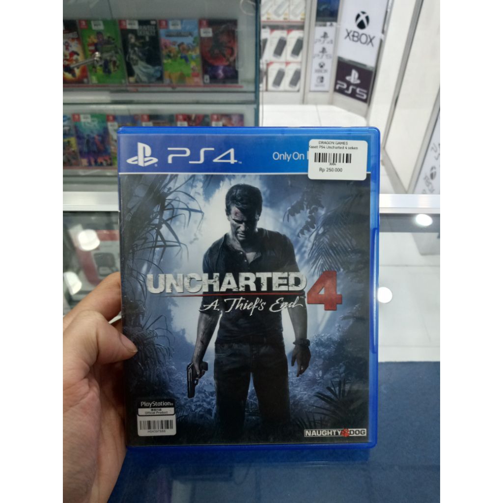 Kaset Uncharted 4 A Thief End Playstation 4 Second