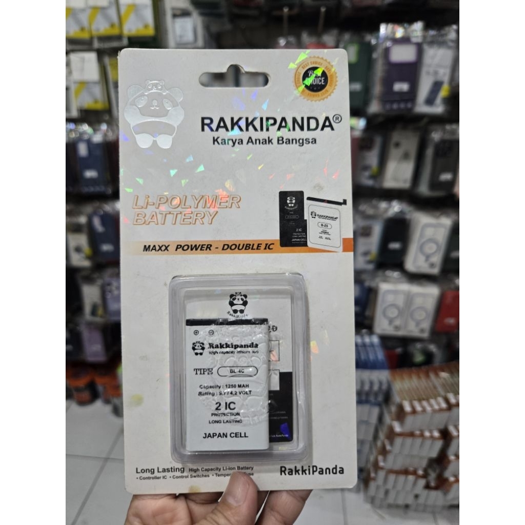 batre nokia bl 4c rakkipanda / baterai nokia bl 4c rakkipanda