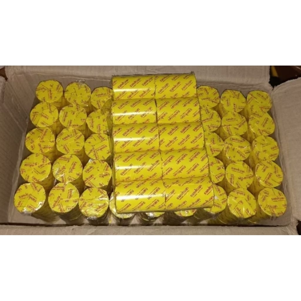 Struk Thermal printer Apapun BNI, BRI, Semua Printer Thermal, Uk. 57x38 /58x38  Putih bersih terbung
