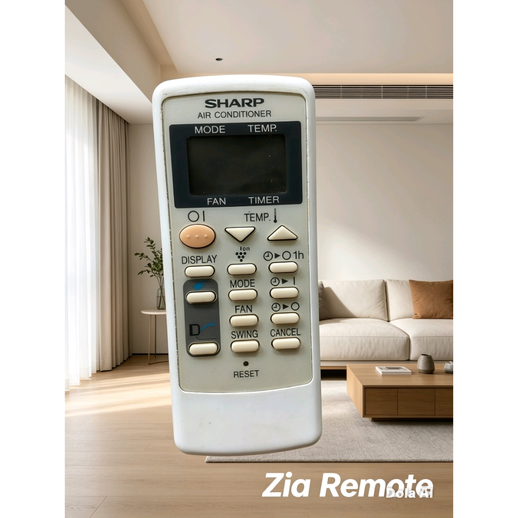 REMOTE REMOT AC SHARP CRMC-A791JBEZ ORIGINAL ASLI