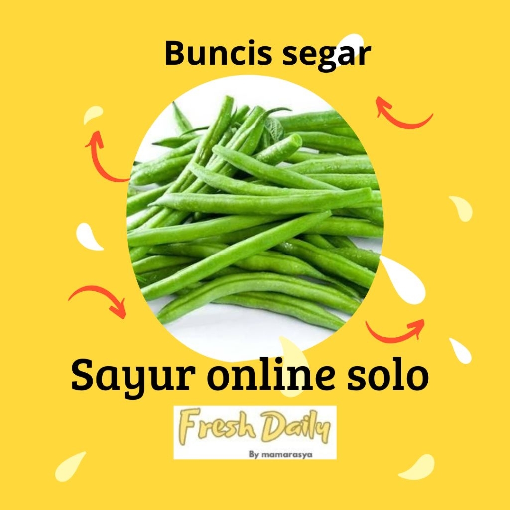 buncis segar - sayur segar solo