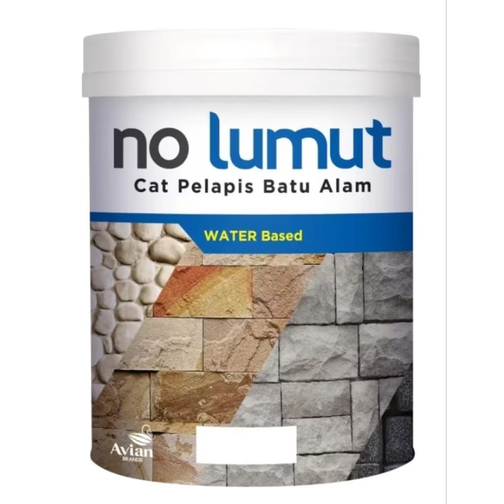 NO LUMUT WATER BASED CAT COATING VERNIS PELAPIS BATU ALAM GLOSS AVIAN BRANDS